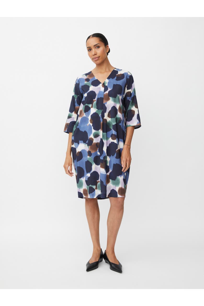 MaNodetta Dress, Main, color, Navy Blazer