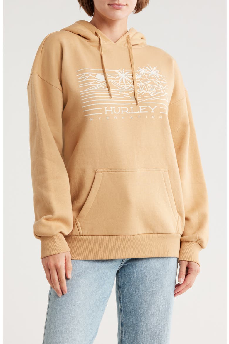 Maui Oversized Hoodie, Main, color, TAN