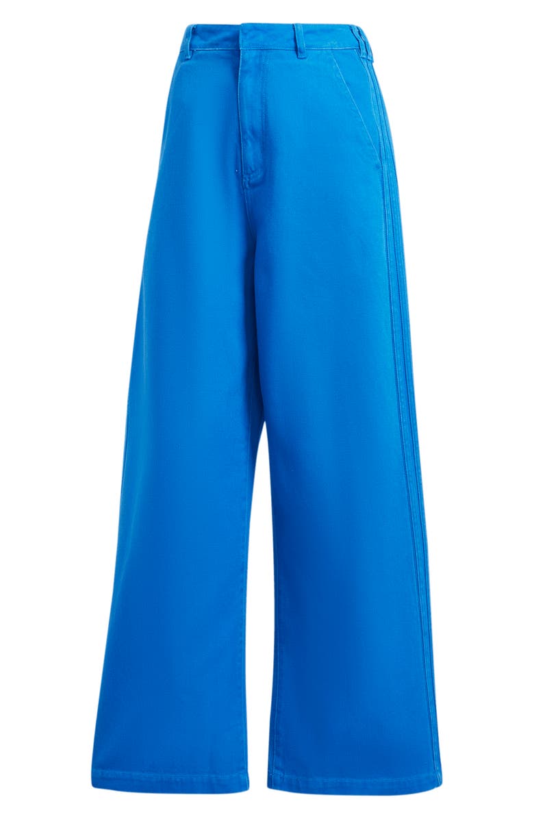 adidas x KSENIASCHNAIDER 3-Stripe Wide Leg Jeans, Alternate, color, 