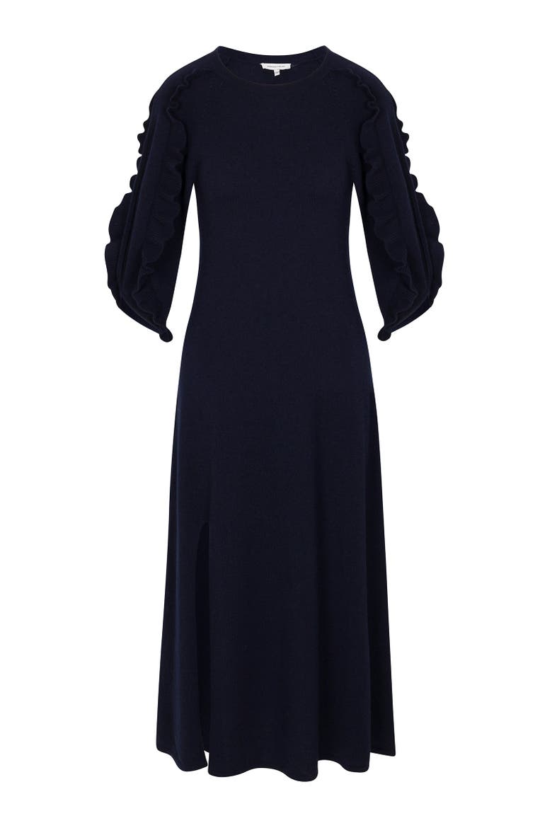 Kaia Sweater Dress, Alternate, color, Navy
