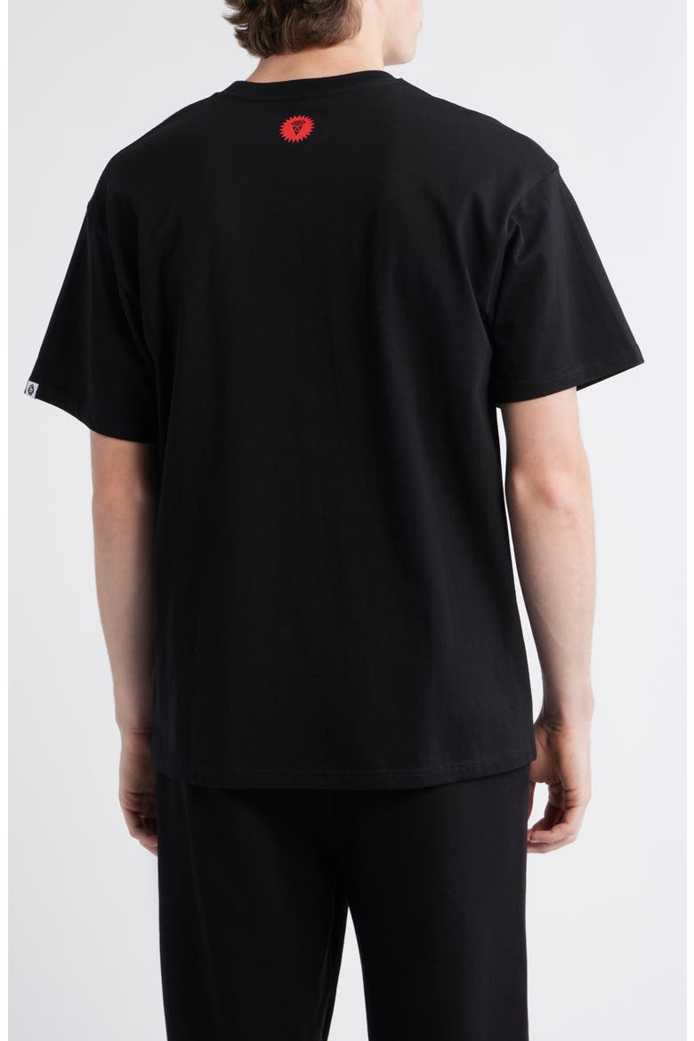 Flag Graphic T-Shirt, Alternate, color, BLACK