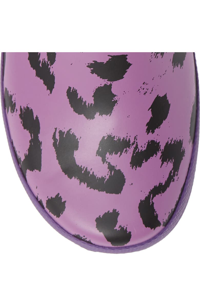 Hunter Original Leopard Waterproof Rain Boot, Alternate, color,