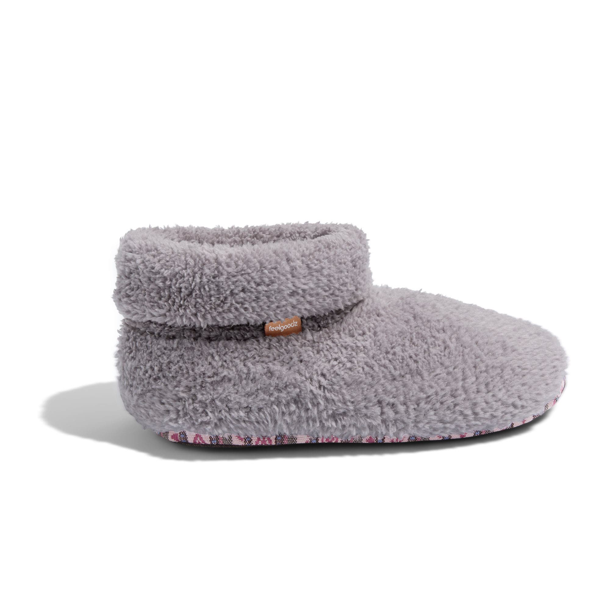 Feelgoodz Women's Cloud Slipper Indoor Ankle Bootie House Shoes, Alternate, color, Azalea