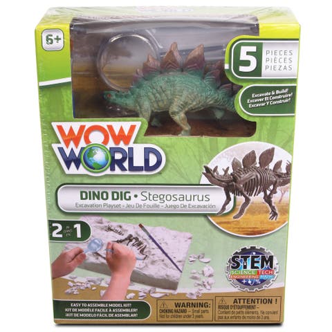 Dino Dig Stegosaurus Skeleton Excavation Kit, Ages 6+