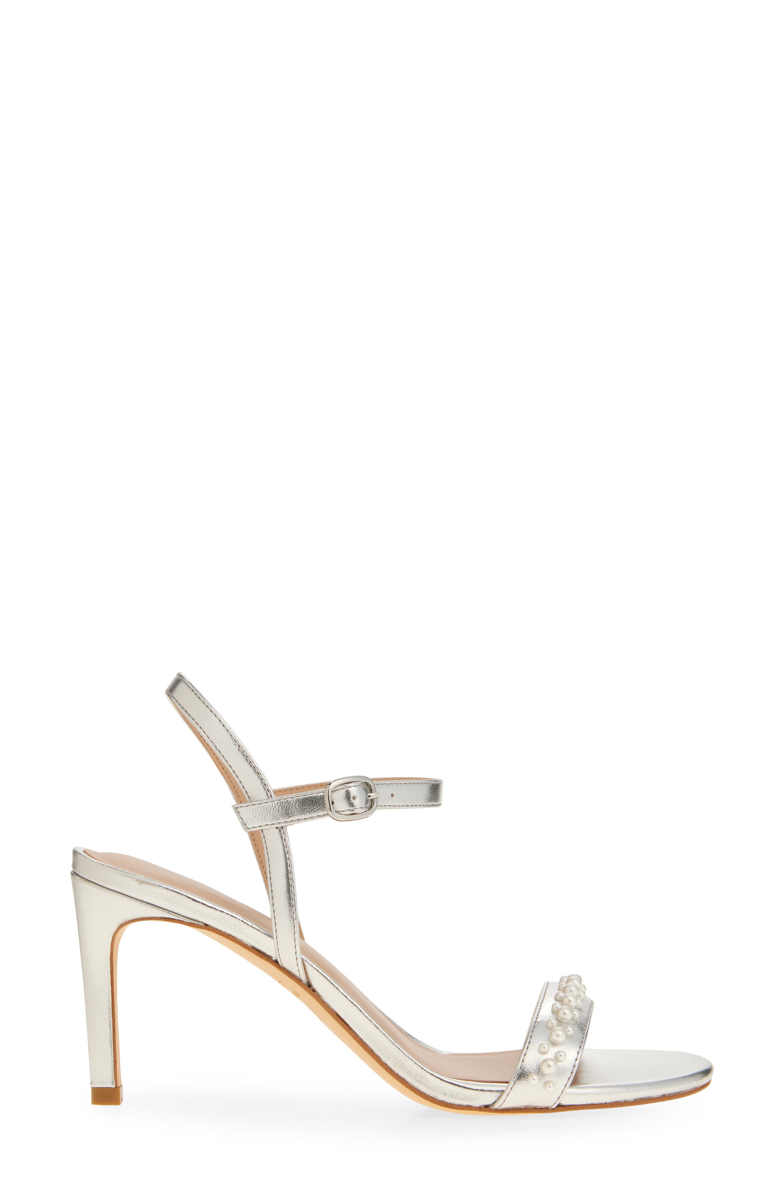 Stuart Weitzman Dancer 75 Demipearl Sandal, Alternate, color, 