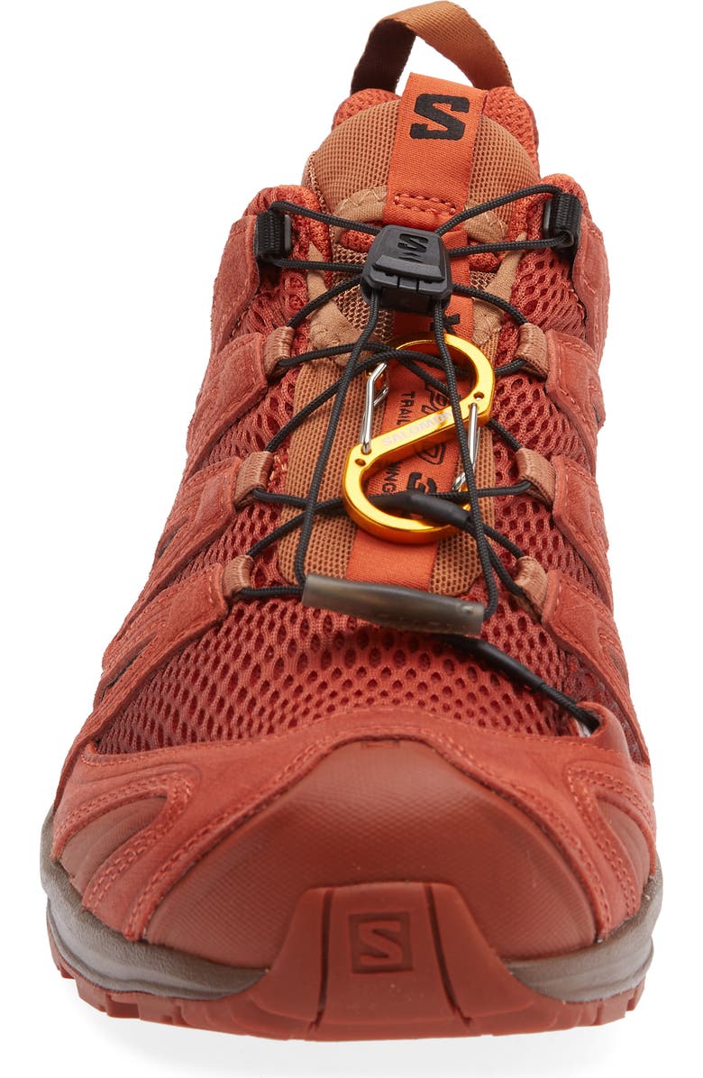 Salomon XA Pro 3D Red Ashes Trail Sneaker, Alternate, color, Pecan Brown/ Chili/ Mustang