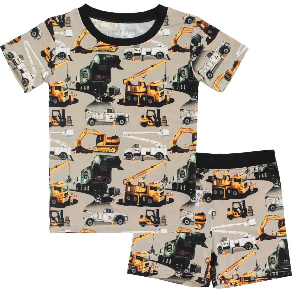 Fletch Work Hard, Play Hard 2 Piece Shorts Set In Sand
