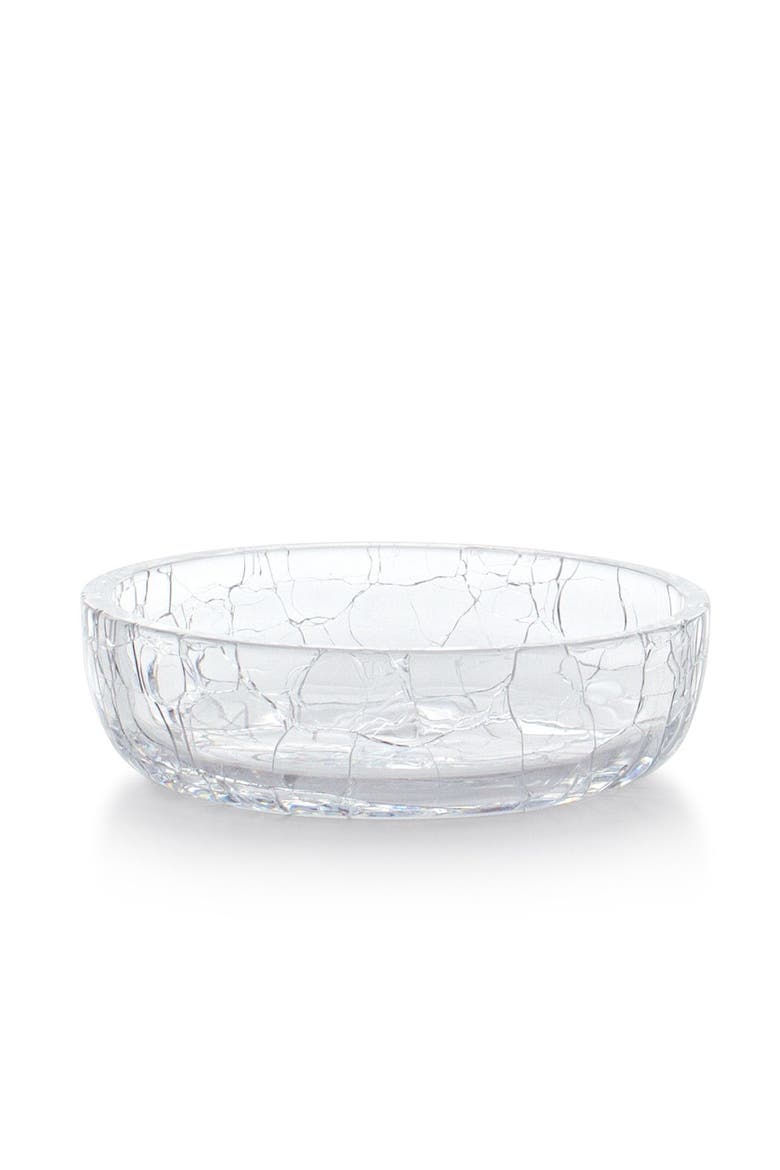 Crystina Soap Dish, Alternate, color, CLEAR
