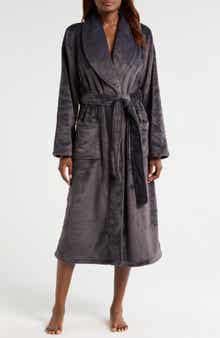 Nordstrom Shawl Collar Plush Longline Robe