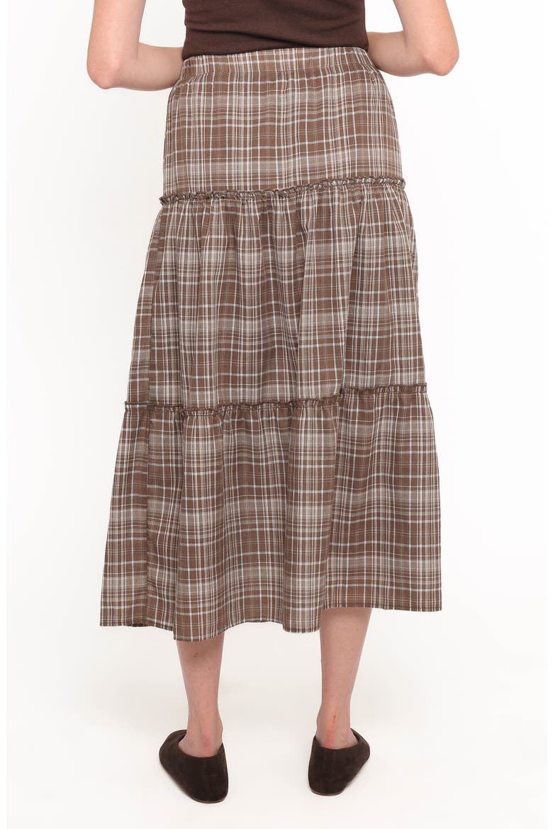 Campbell Tiered Maxi Dress, Alternate, color, JUNO CHECK