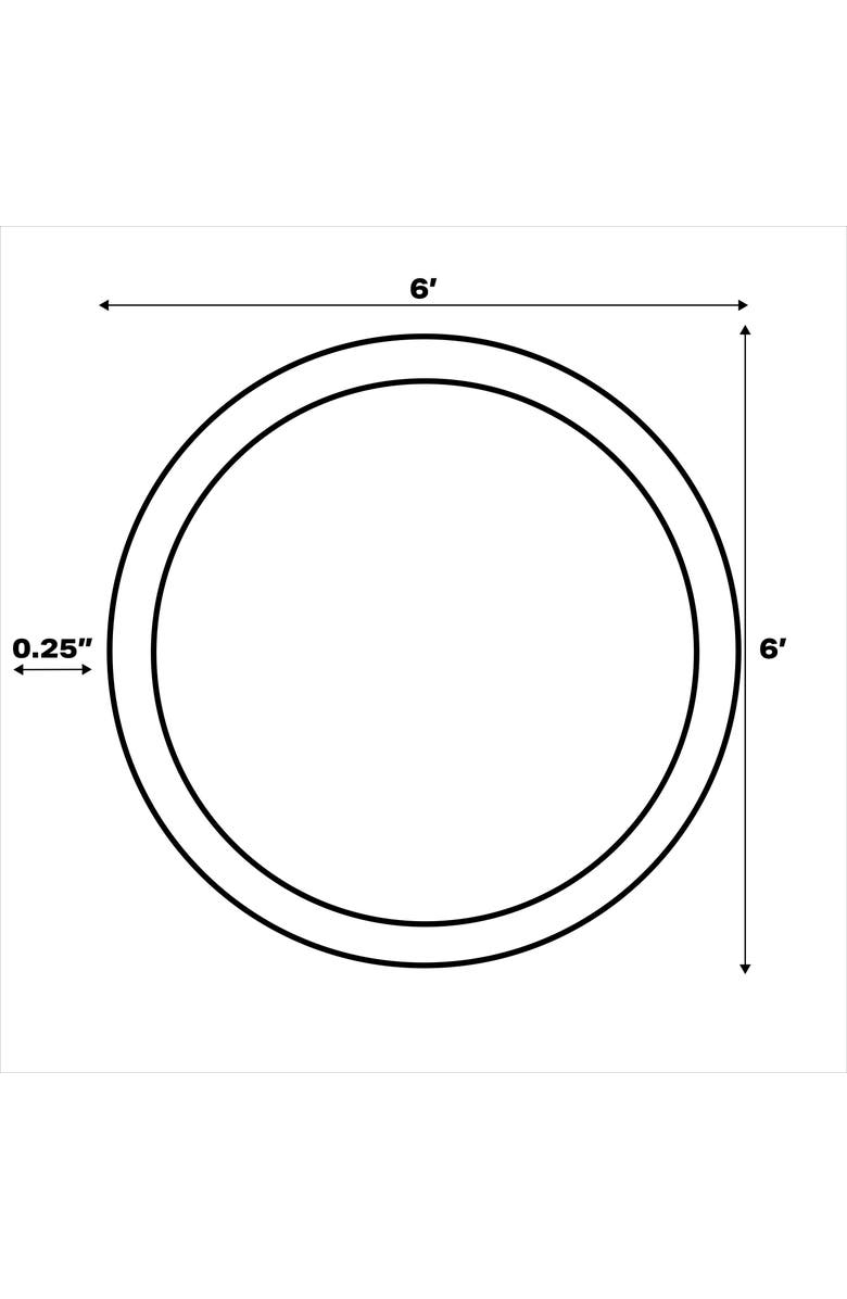 JONATHAN Y Kemer All-Over Persian Machine-Washable Round Area Rug, Alternate, color, Red/Blue