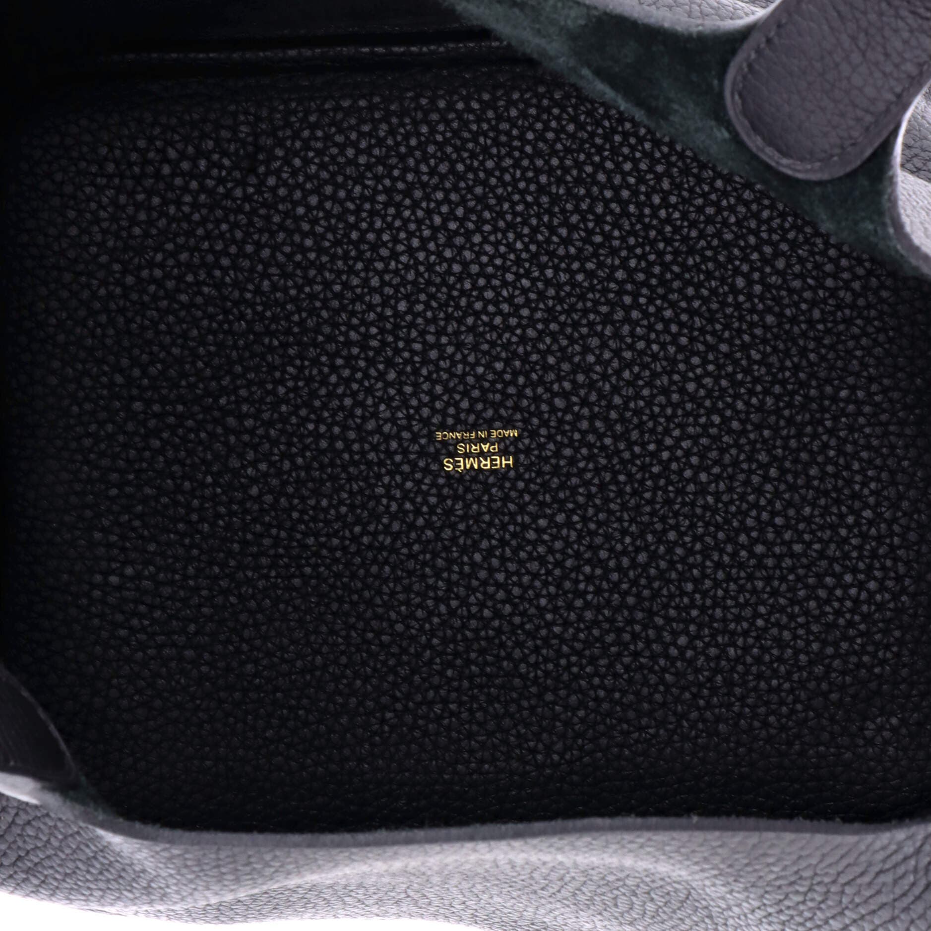 Pre-Owned Hermes Picotin Lock Bag Clemence MM, Alternate, color, Noir