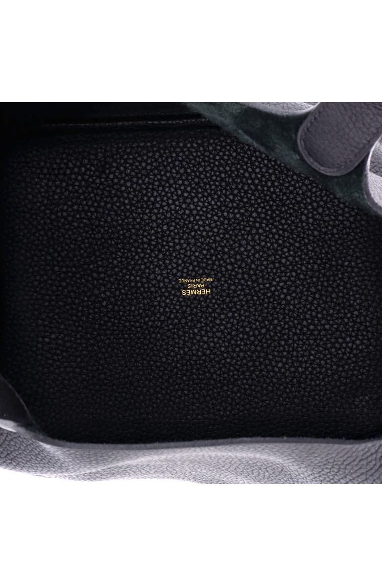 Pre-Owned Hermes Picotin Lock Bag Clemence MM, Alternate, color, Noir