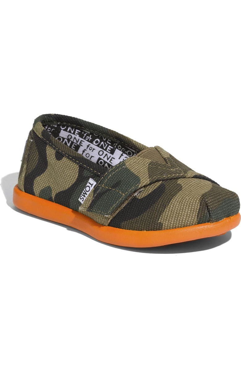 TOMS 'Camo - Tiny' Slip-On, Main, color,