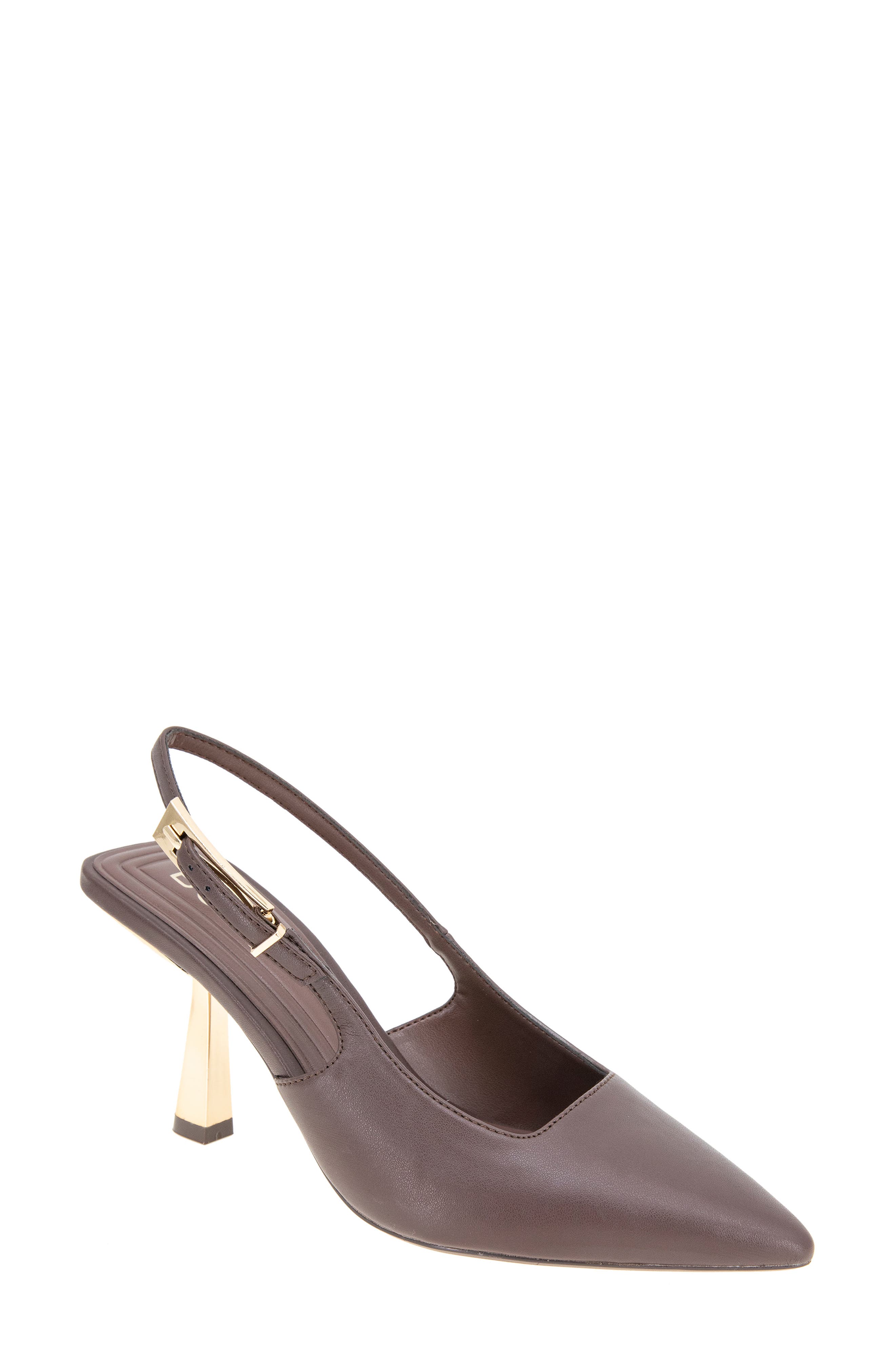 BCBGeneration Inara Slingback Pointed Toe Pump, Main, color, Brownstone