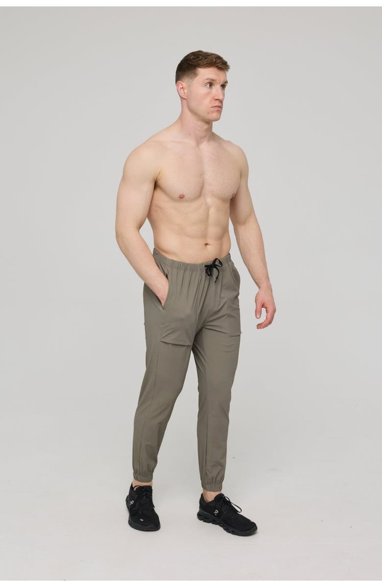 OOSC Elite Everyday Activewear Joggers - Khaki, Alternate, color, Khaki