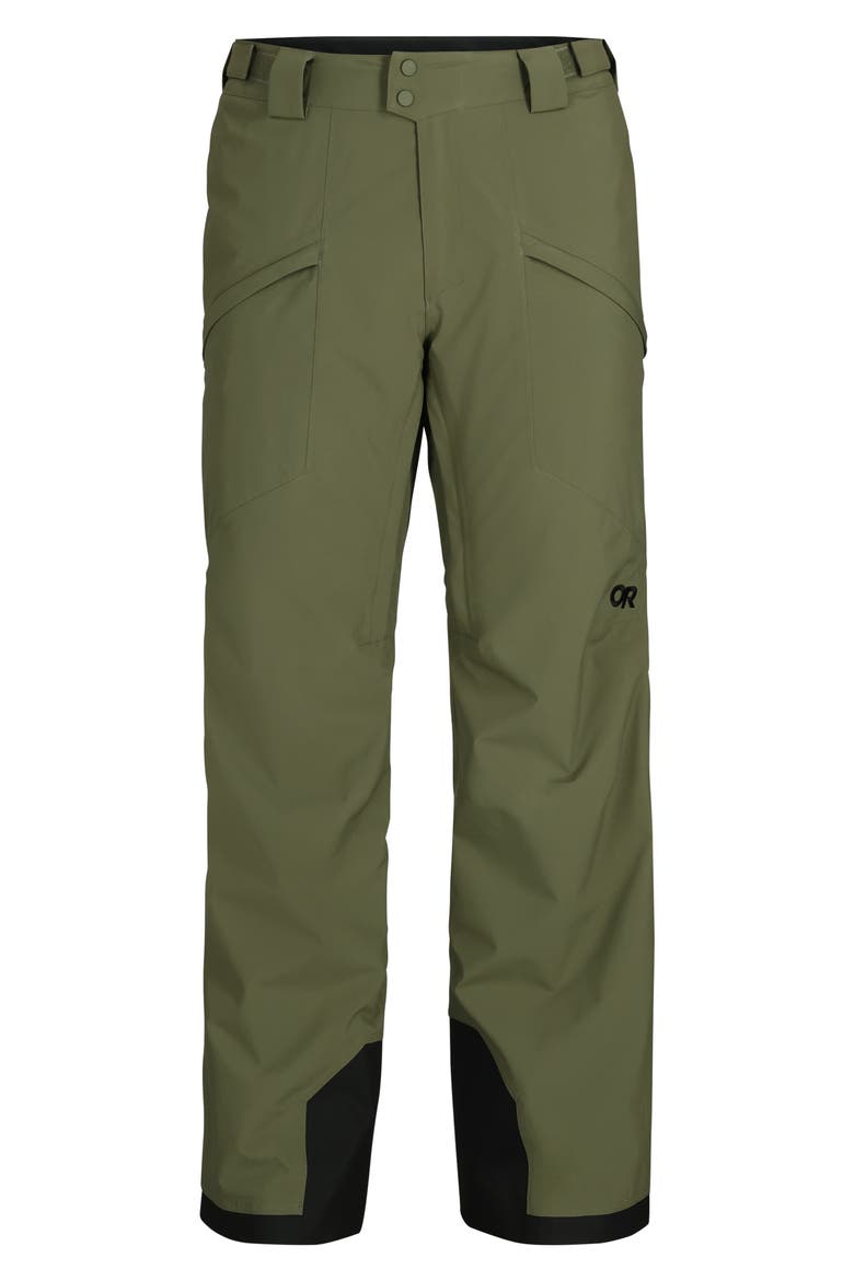 Snowcrew Recycled Polyester Blend Snow Pants, Alternate, color, RANGER GREEN