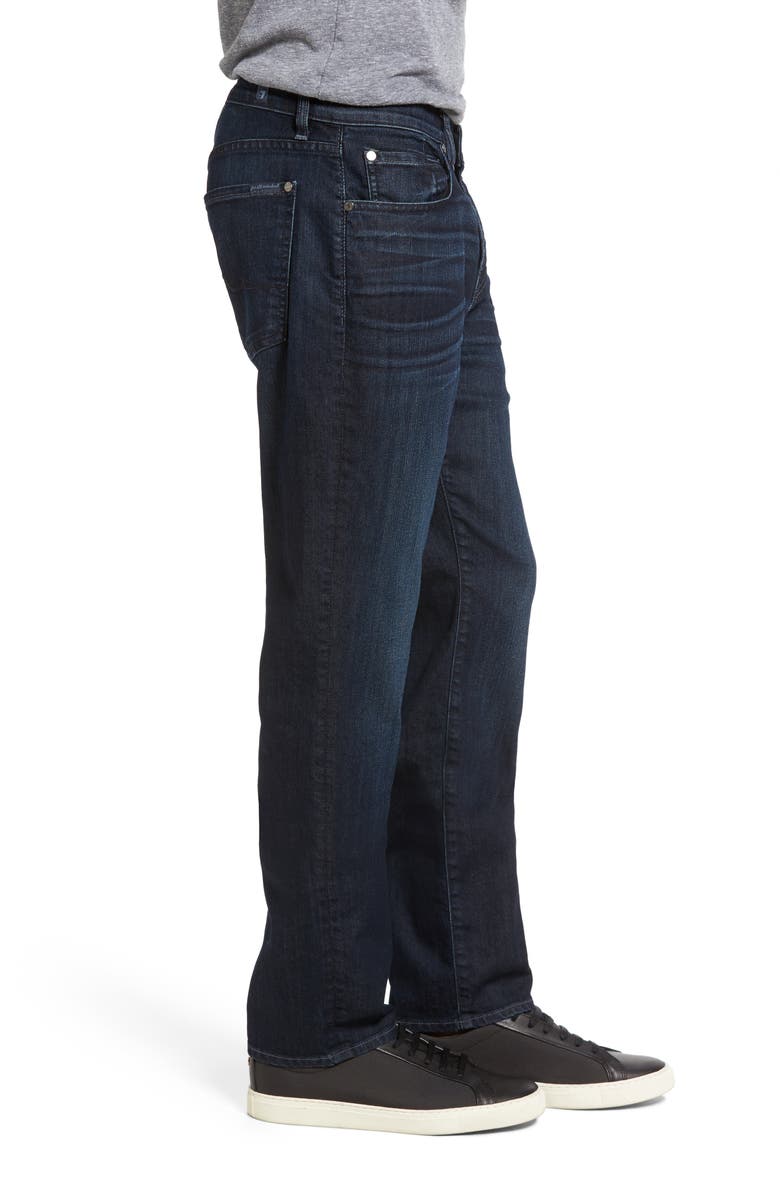 7 For All Mankind The Straight Airweft Jeans, Alternate, color, Perennial