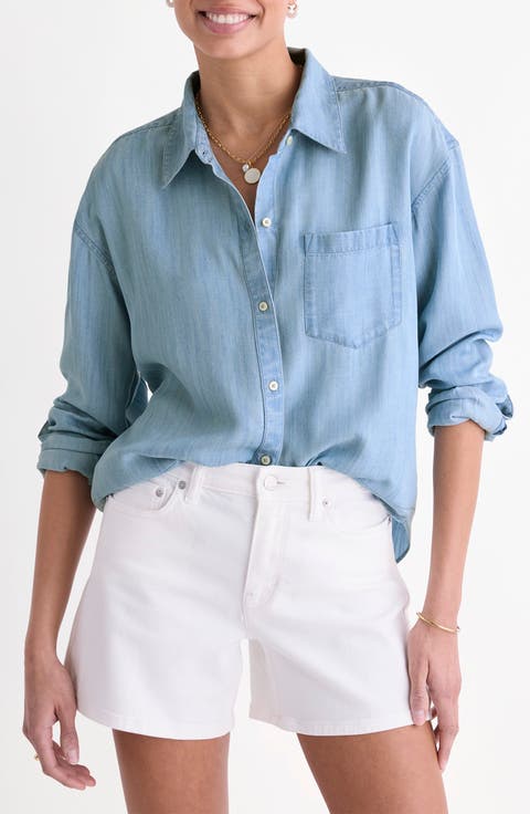 Birdie Chambray Button-Up Shirt