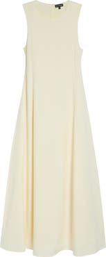 Emporio Armani Cady Scoop Neck Midi Dress
