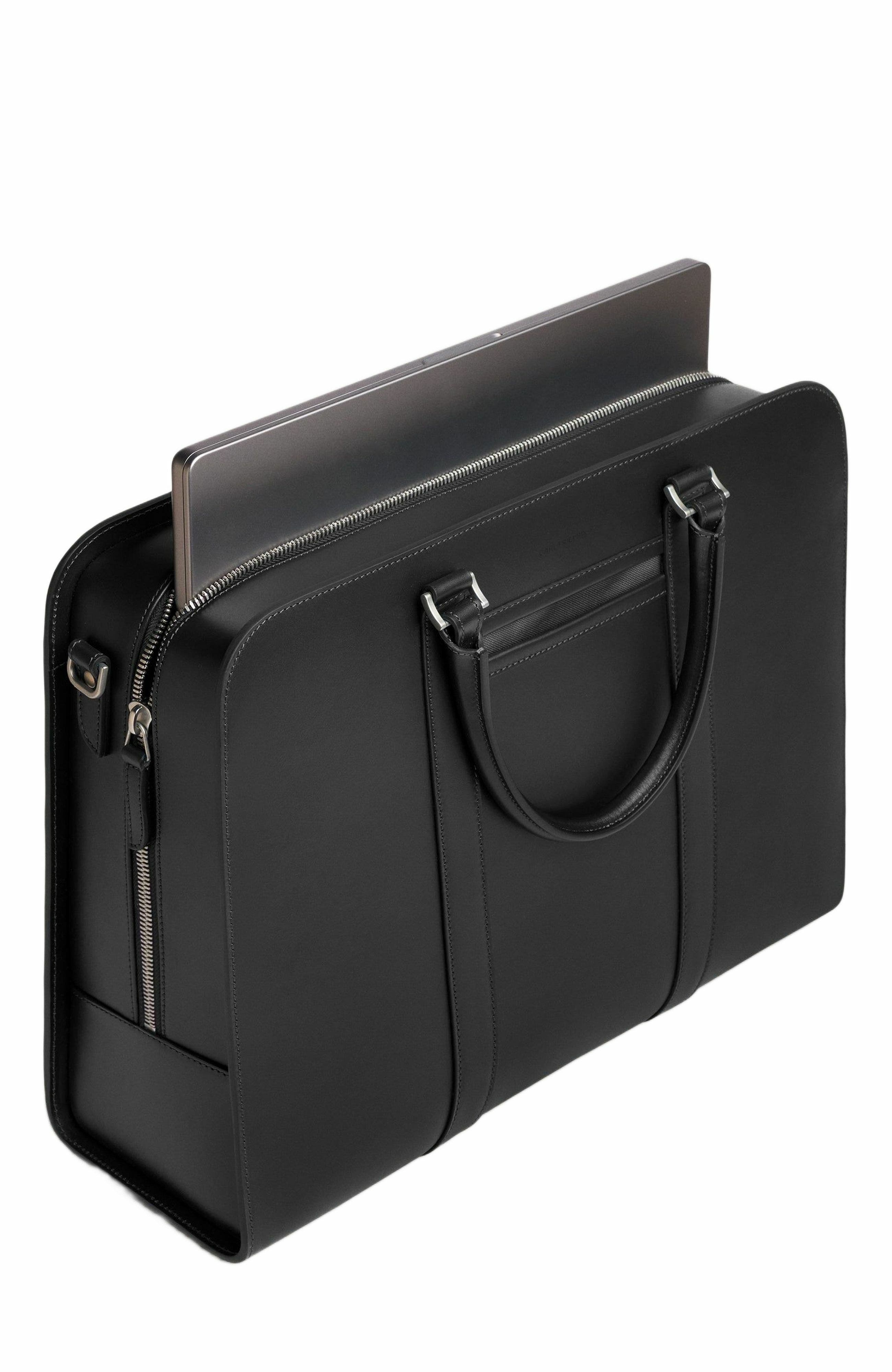 Carl Friedrik Palissy Overnight Briefcase, Alternate, color, Black