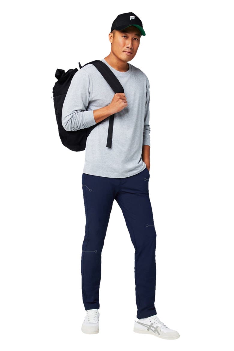 Men's The Don Trouser Slim Fit, Alternate, color, Deep Navy