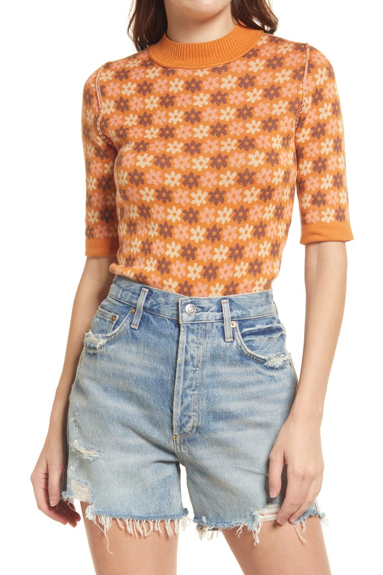 Winter Warmer Sweater Bodysuit, Main, color, TOFFEE COMBO