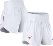 Nike Women's Nike White Texas Longhorns Performance One Dri-FIT High-Rise Shorts