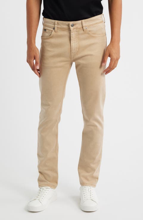 Delaware Slim Fit Jeans (Medium Beige)