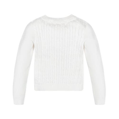 HOPE & HENRY HOPE & HENRY BABY ORGANIC CABLE CARDIGAN SWEATER, INFANT
