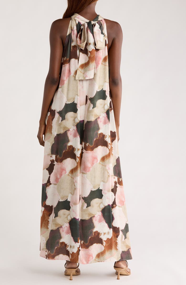 MELLODAY Print Sleeveless Maxi Dress, Alternate, color, 
