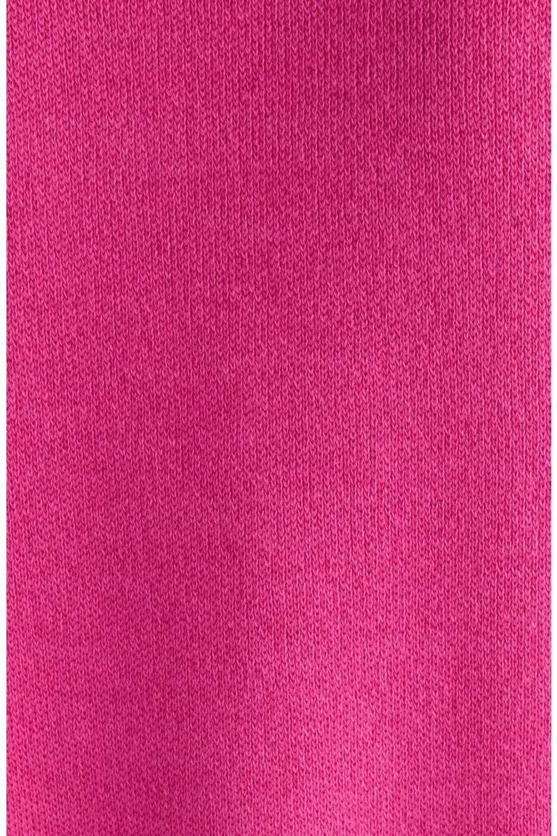 Long Sleeve Bow Wool & Cotton Blend Sweater Dress, Alternate, color, FUCHSIA