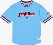 Mitchell & Ness Men's Mitchell & Ness Light Blue Philadelphia Phillies Wild Pitch Ringer T-Shirt