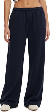 Cotton On Women's Classic Fleece Wide Leg Sweatpant