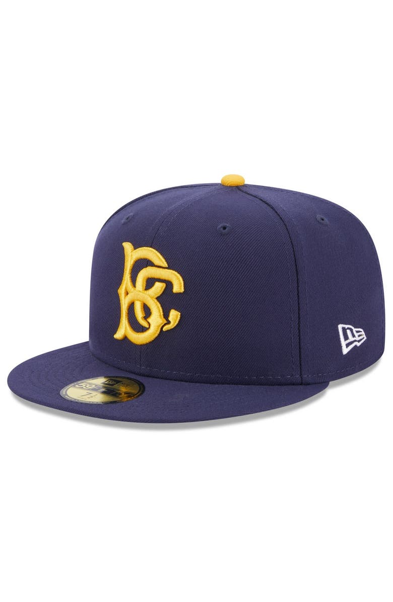 New Era Men's New Era Navy Brooklyn Cyclones Authentic Collection Alternate Logo 59FIFTY Fitted Hat, Alternate, color, Navy