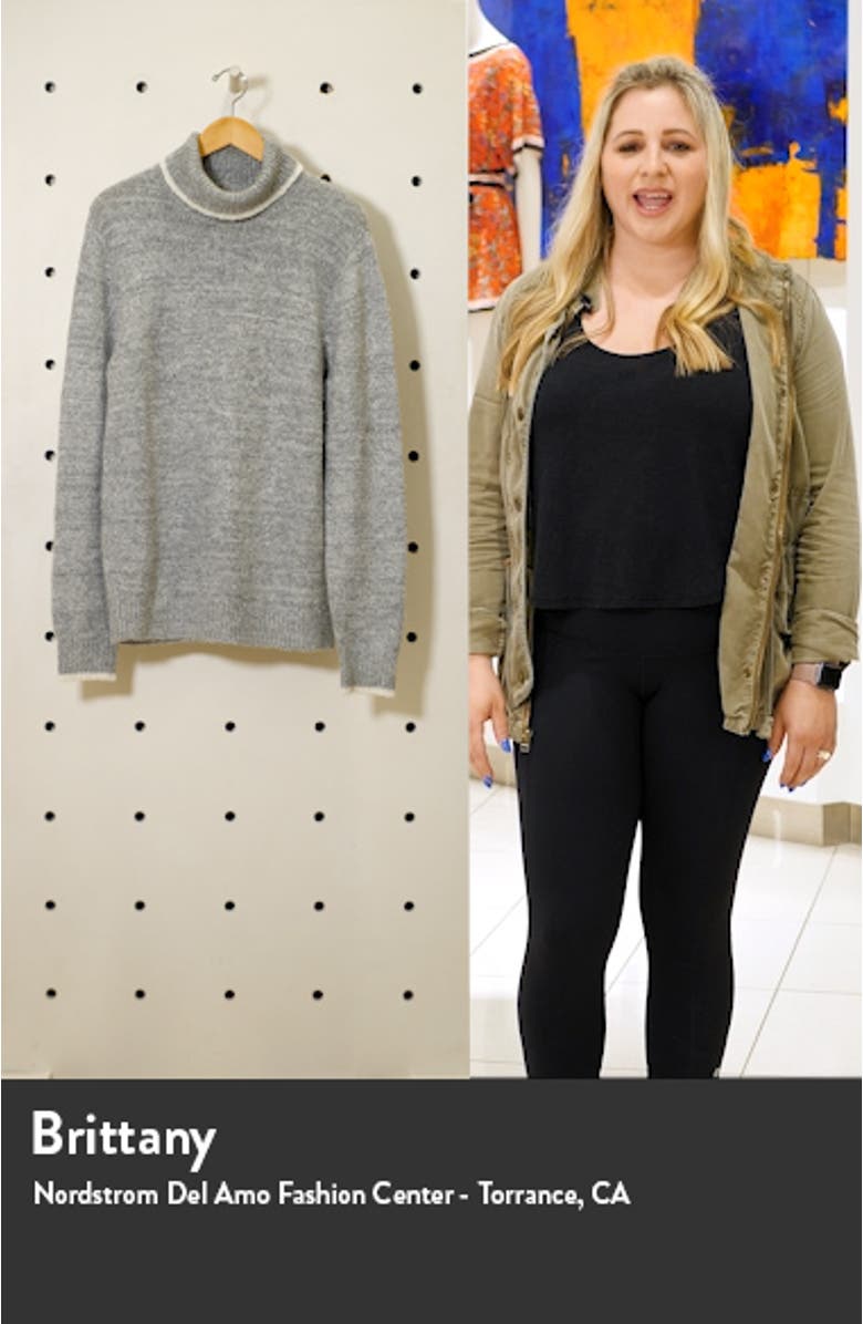 Tipped Roll Neck Sweater, sales video thumbnail