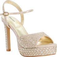 Dune London Malea Ankle Strap Platform Sandal