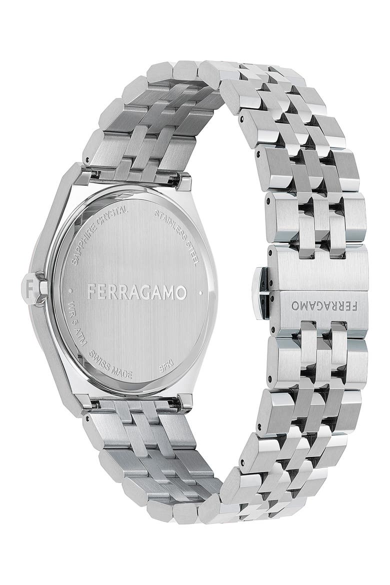 Vega New Diamond Bracelet Watch, 40mm, Alternate, color, STAINLESS STEEL