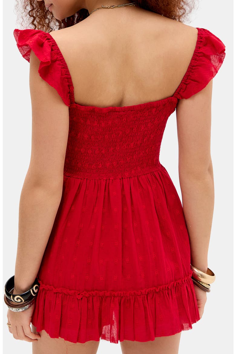 Sunny Sleeveless Romper, Alternate, color, RED