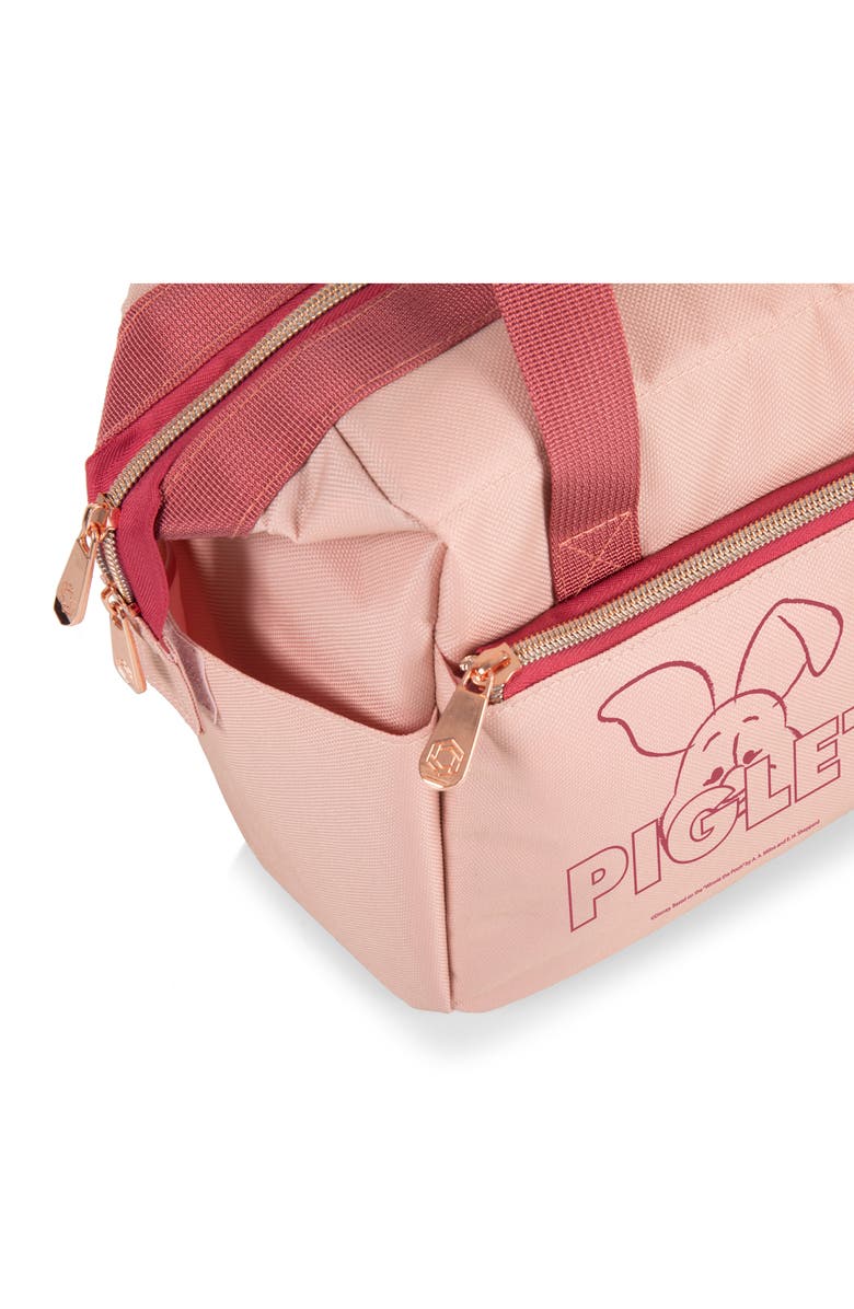 Picnic Time x Disney<sup>®</sup> Piglet On The Go Lunch Cooler Bag, Alternate, color, Pink