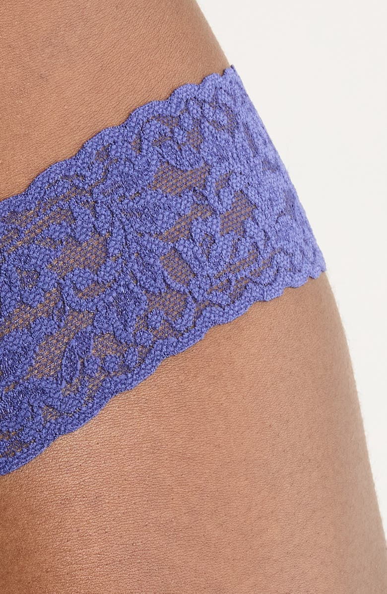 Hanky Panky Signature Lace Low Rise Thong, Alternate, color, Deep Sleep Blue