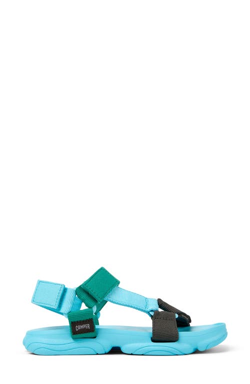 Camper Karst Sandal In Blue/green/black Multi