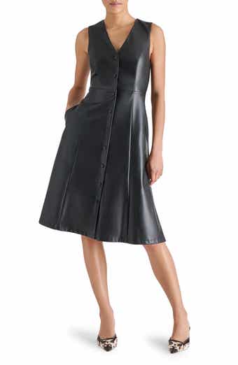 Steve Madden Bridgette Faux Leather Dress