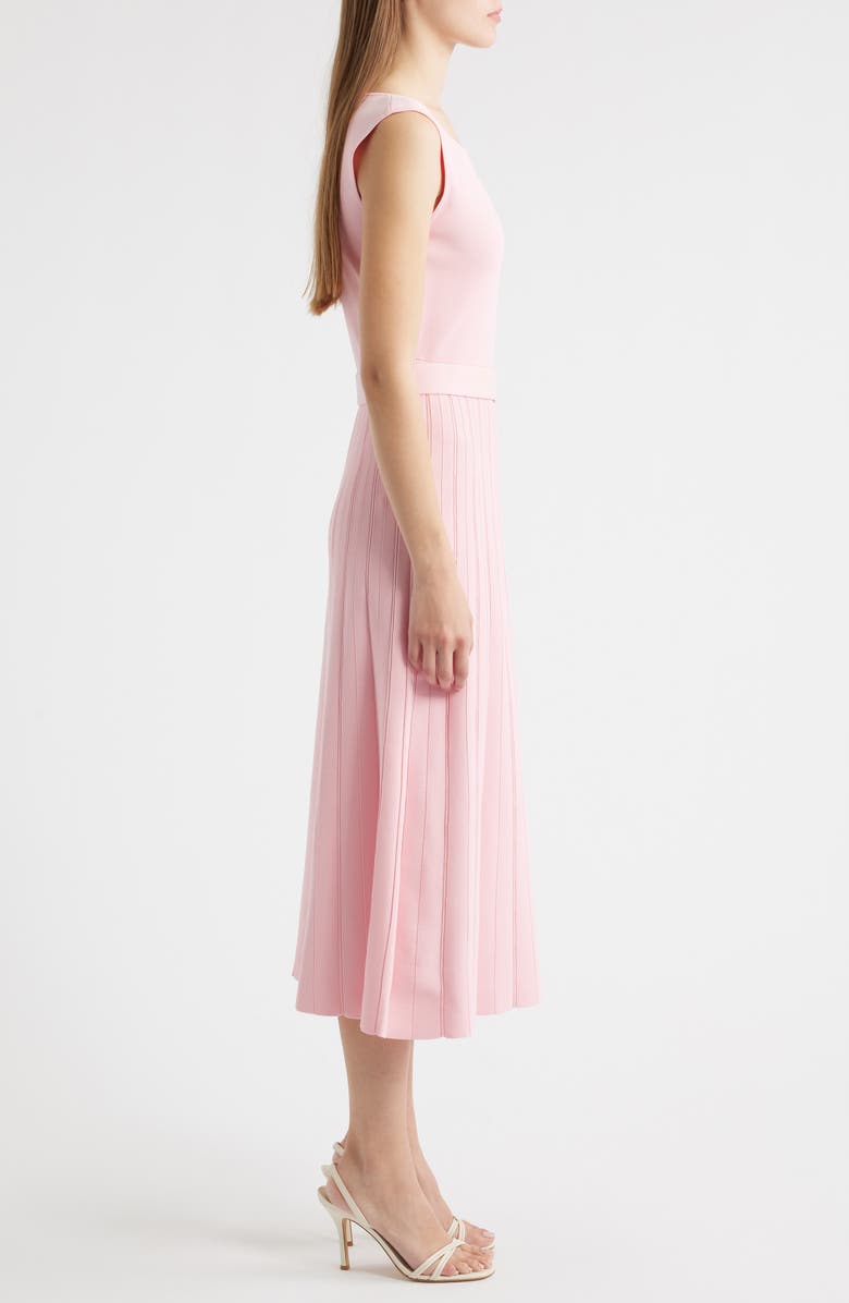 Elie Tahari The Sumner Sleeveless Knit Midi Dress, Alternate, color,