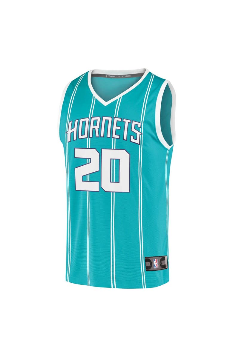 FANATICS Men's Fanatics Branded Gordon Hayward Teal Charlotte Hornets Fast Break Replica Jersey - Icon Edition, Alternate, color,