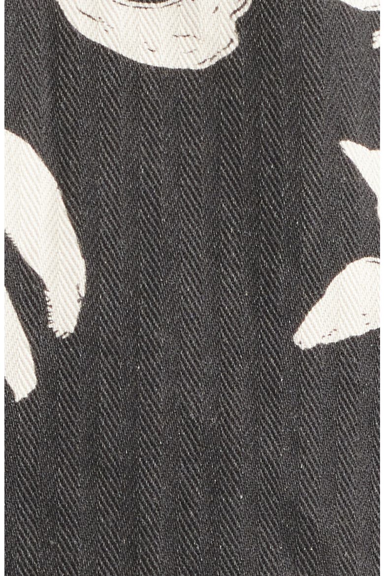 Jay Organic Cotton Chore Jacket, Alternate, color, BLACK / ECRU