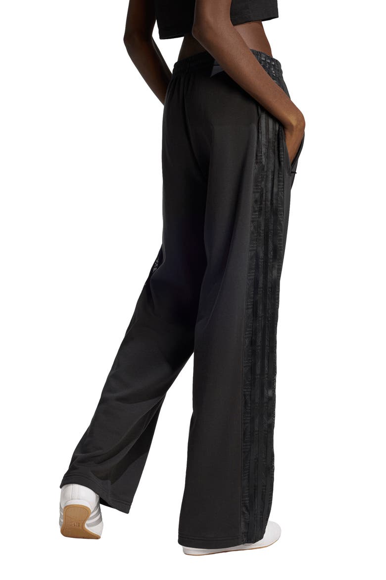 Firebird Lace Track Pants, Alternate, color, BLACK