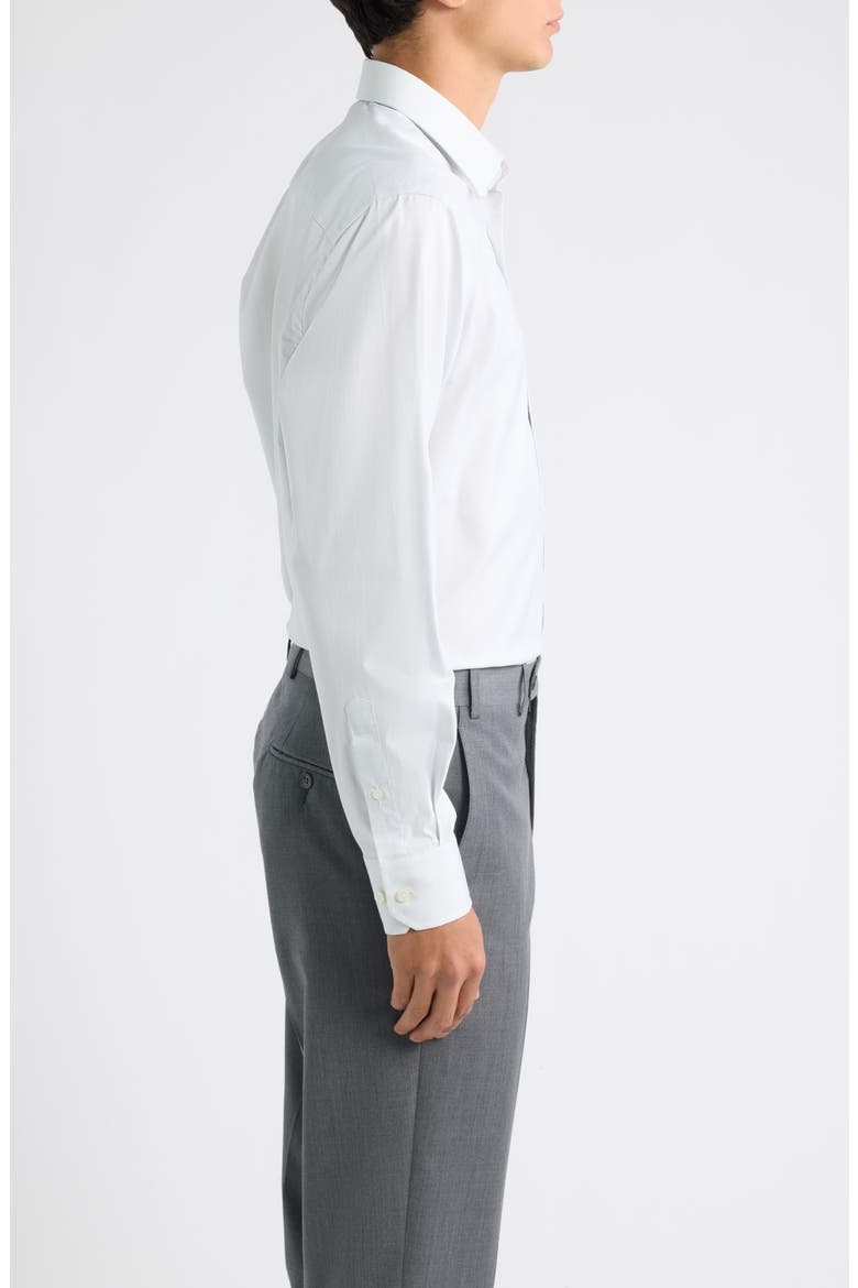 Dream Grey Cotton Stretch Twill Dress Shirt, Alternate, color, GREY