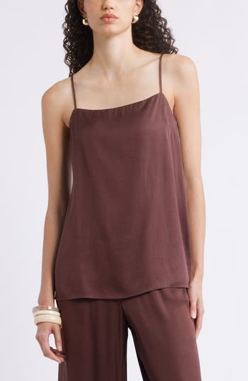Nordstrom Long Camisole In Brown