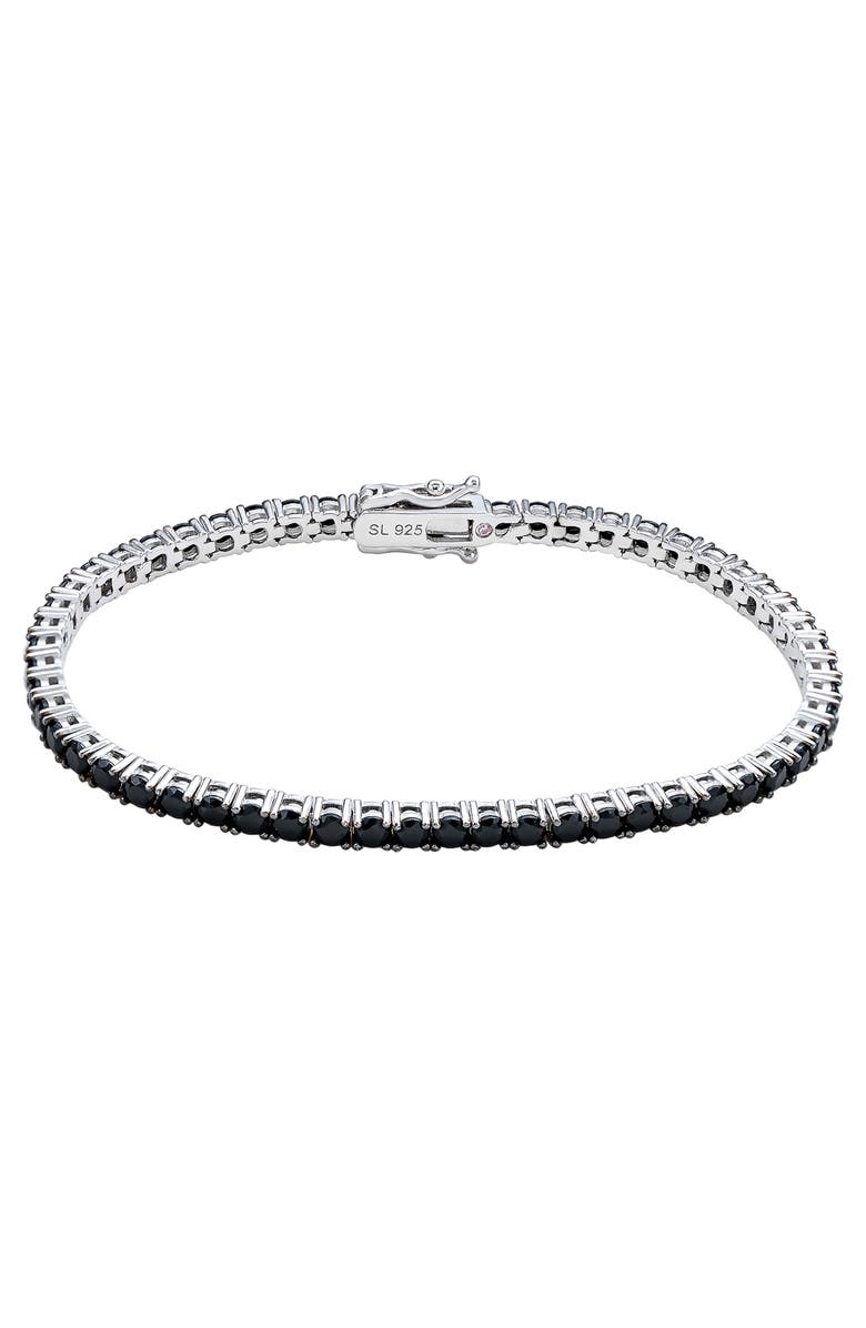 SUZY LEVIAN Pavé Tennis Bracelet, Main, color, Black